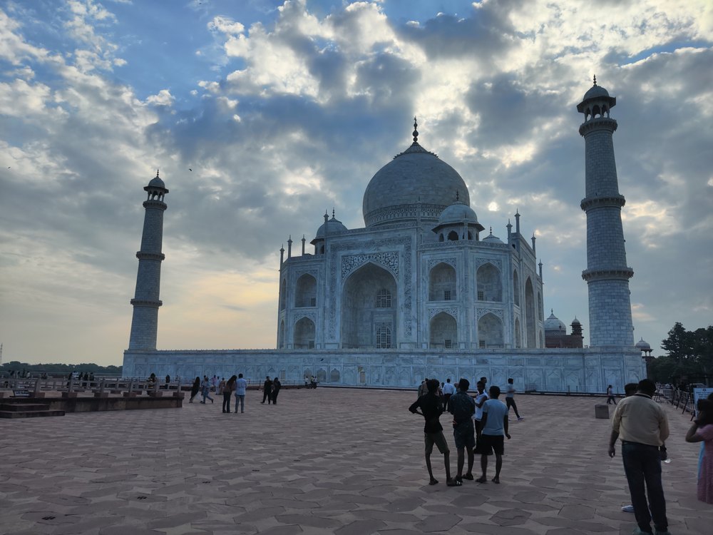 Taj Mahal at sunrise