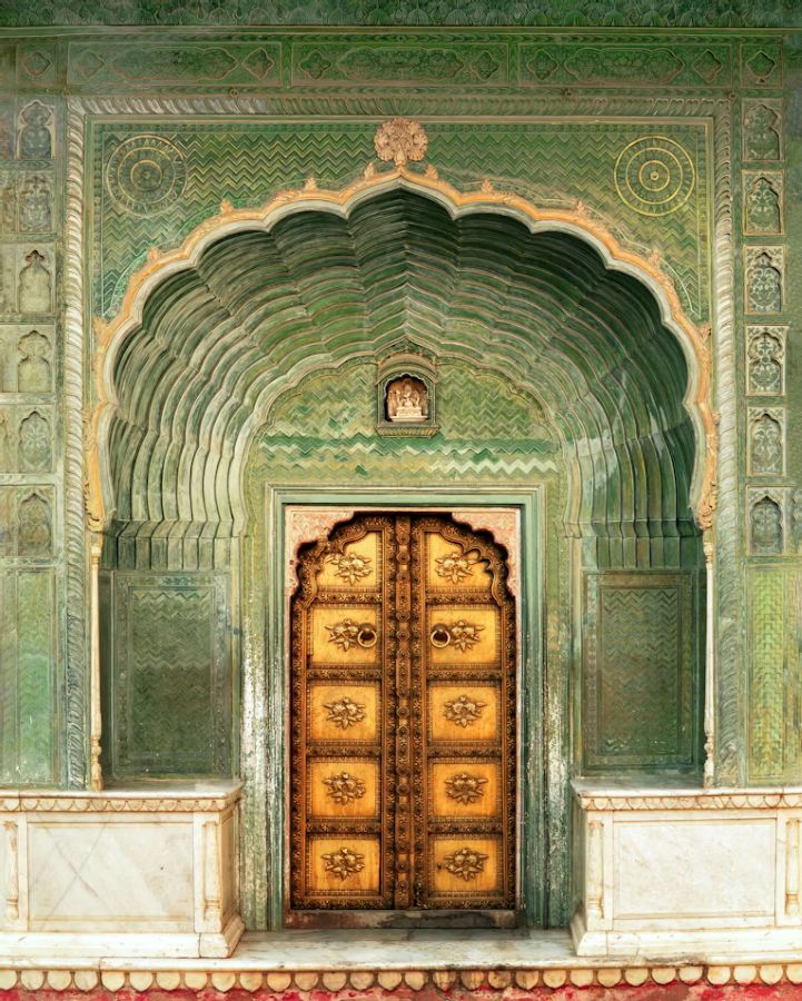 Ornate gateway at the City Palace