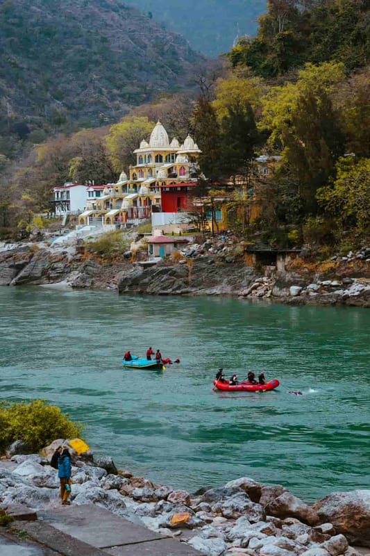 River rafting on the Ganga below Rishikesh