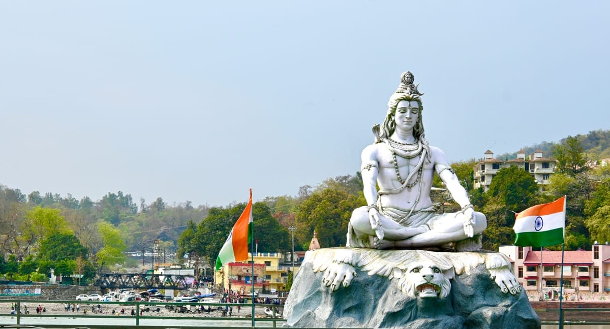 Lord Shiva statue, Rishikesh