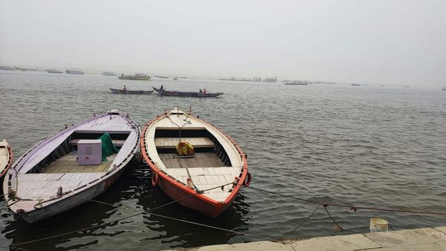 Morning boat ride on the Ganga