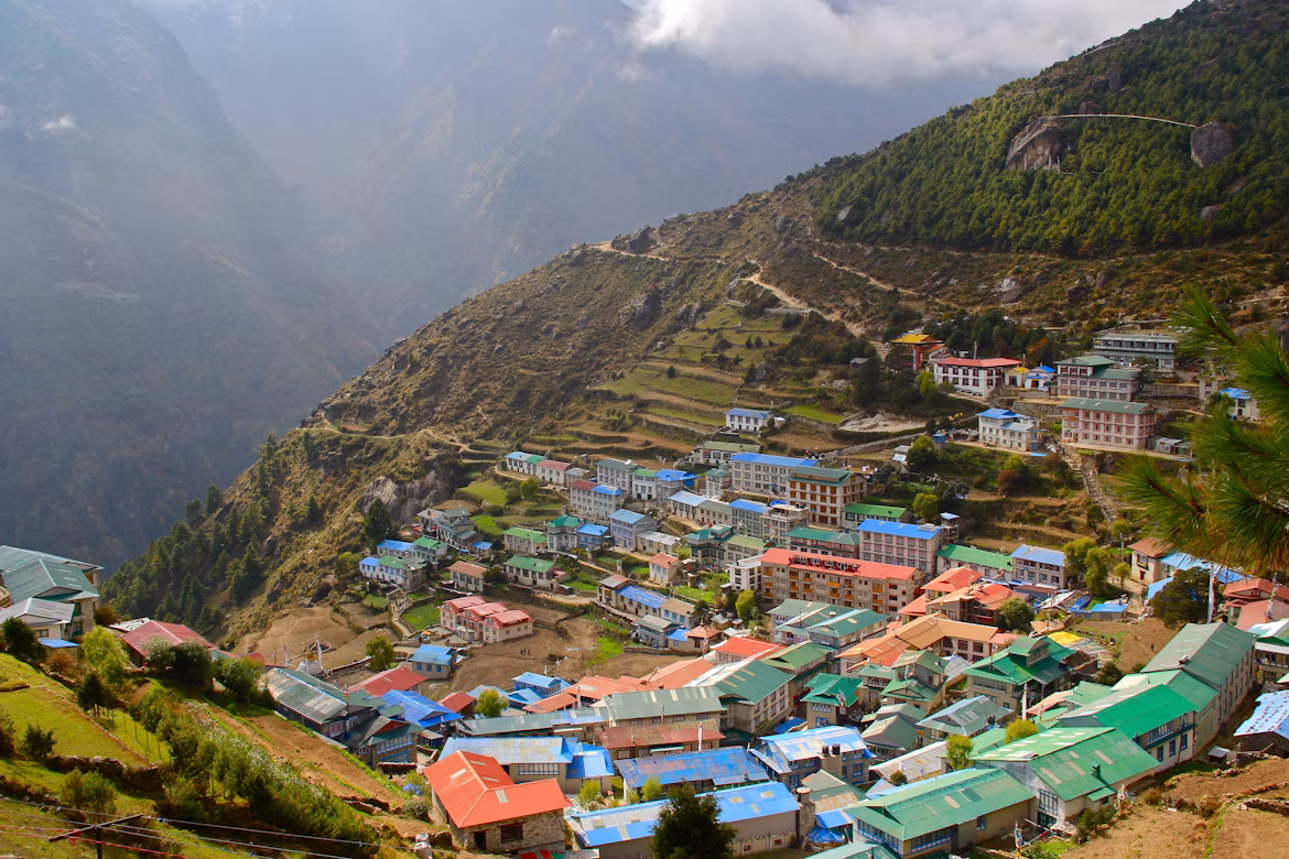 Snow-capped Himalayan peaks