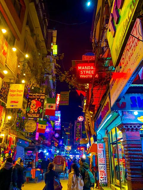 Thamel at night, Kathmandu