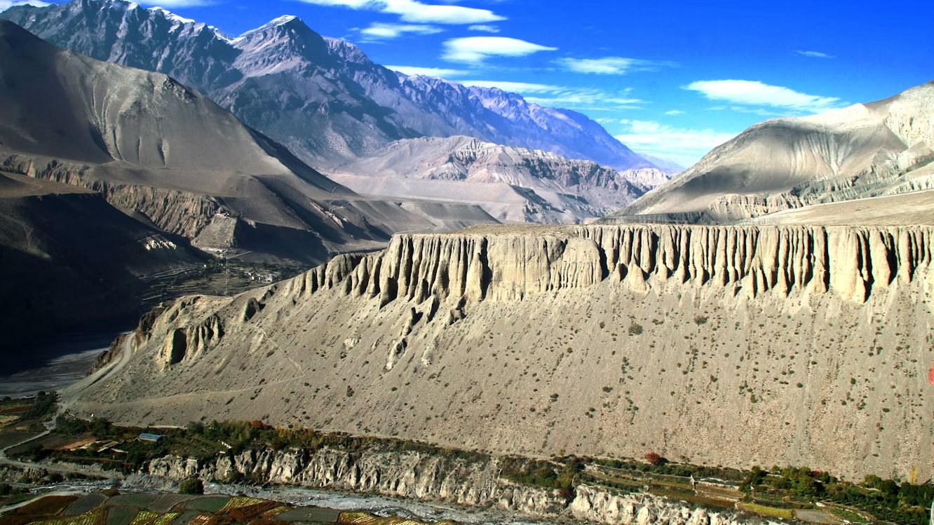 The Kali Gandaki valley near Kagbeni