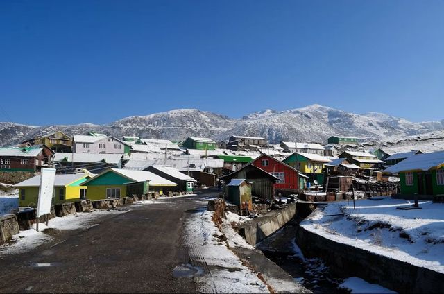 Nathang Valley in winter